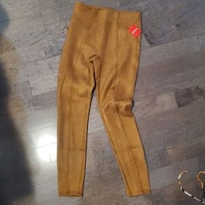 SPANX New Faix Suede Leggings Size M with Tags